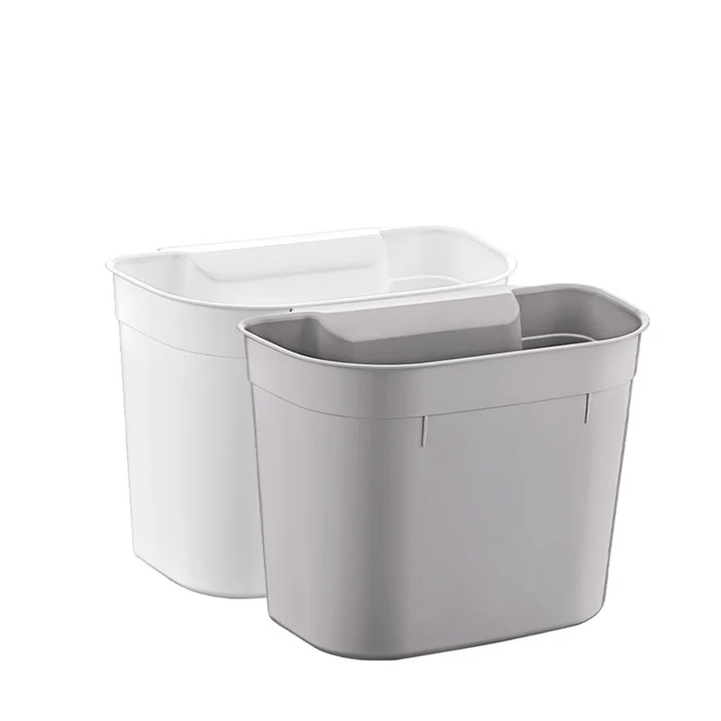 Cok  White Hanging Bucket 28x17x2 Cm Ct18
