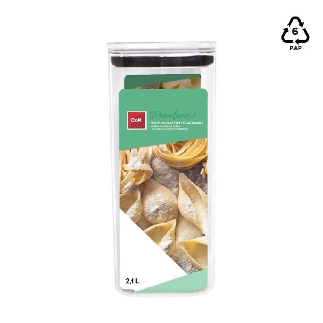 Cok Airtight Square Pandora Box 2,1 L Ct12