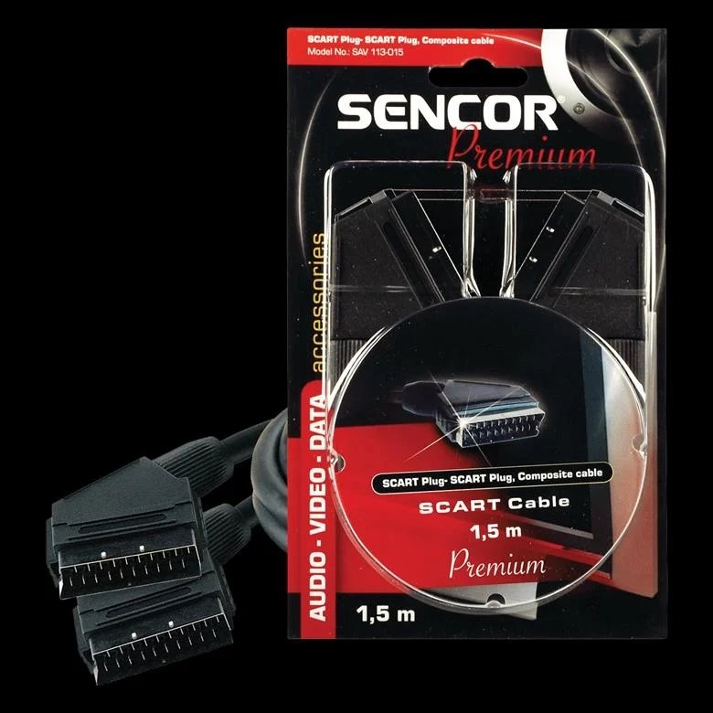 Scart To Scart 0.8mt