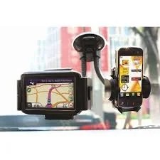 Twin Mobile Phone & Sat Nav Holder
