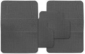Car Mat Rubber Standard 4pc  Black