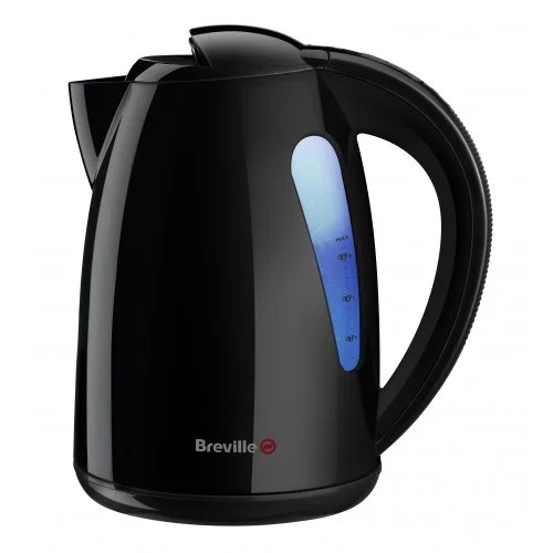 Breville Vkj557 Black Plastic Illuminated Jug Kettle Breville Vkj557 Black Plastic Illuminated Jug Kettle