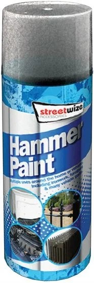 Hammer Finish Paint Silver