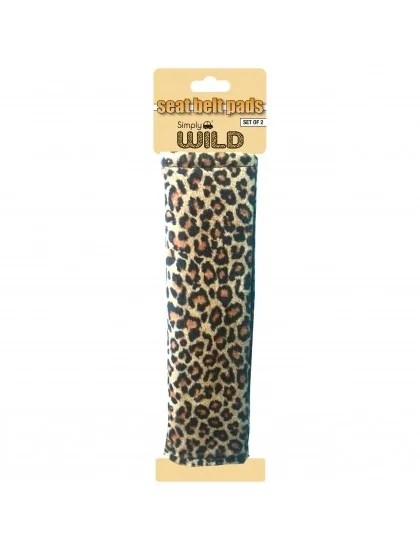 Pk2 Leopard Seat Belt Pads
