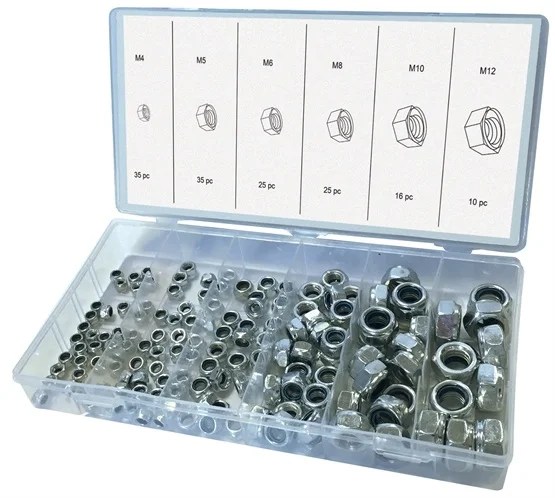 146pce Nylon Lock Nut Assortment 146pce Nylon Lock Nut Assortment
