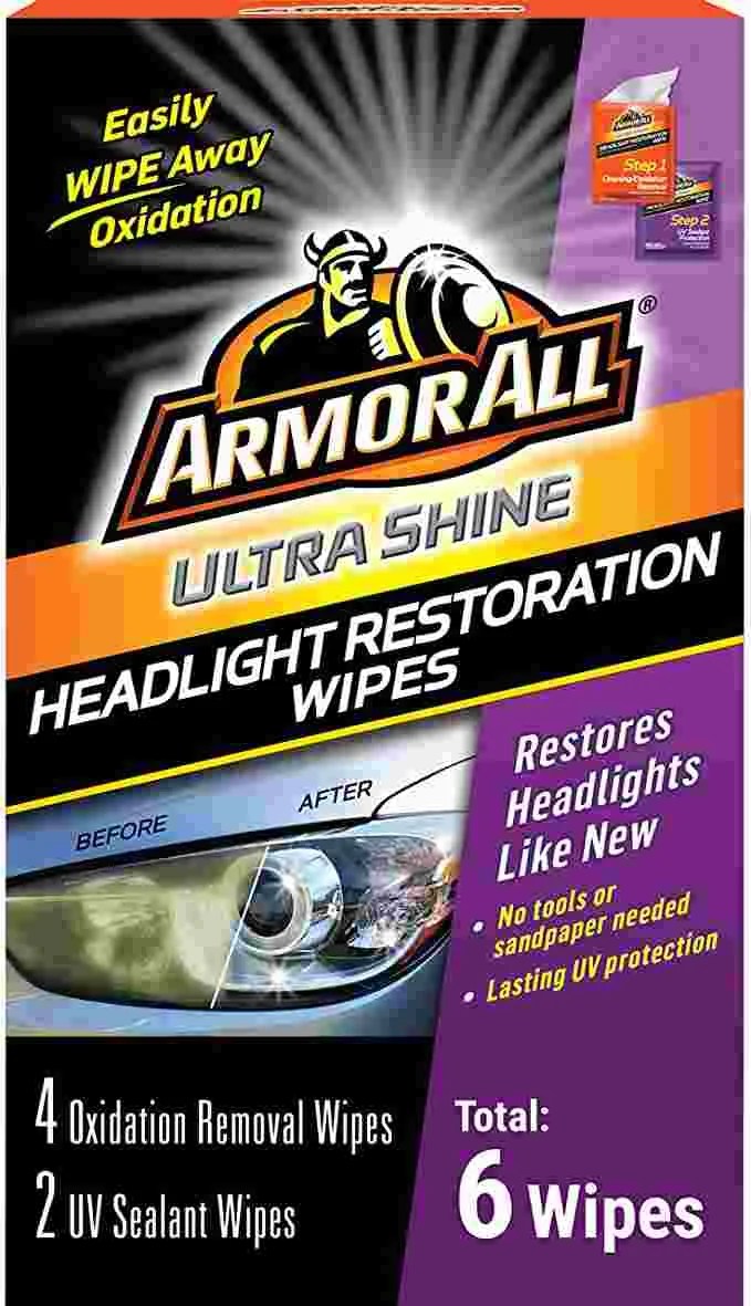Armorall Headlight Restorer Wipes Kit