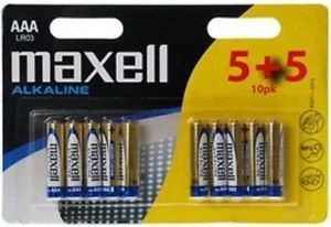 Maxell 5+5 Aaa Akaline Maxell 5+5 Aaa Akaline