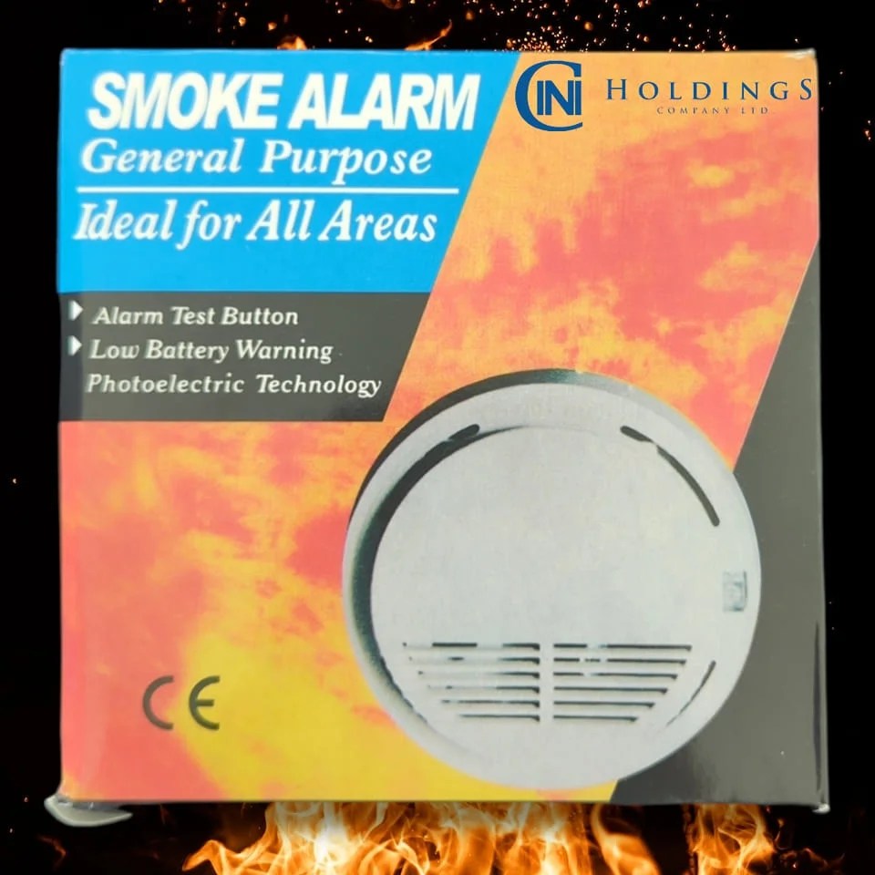 Battery Powered Smoke Alarm- 9v- Battery Included