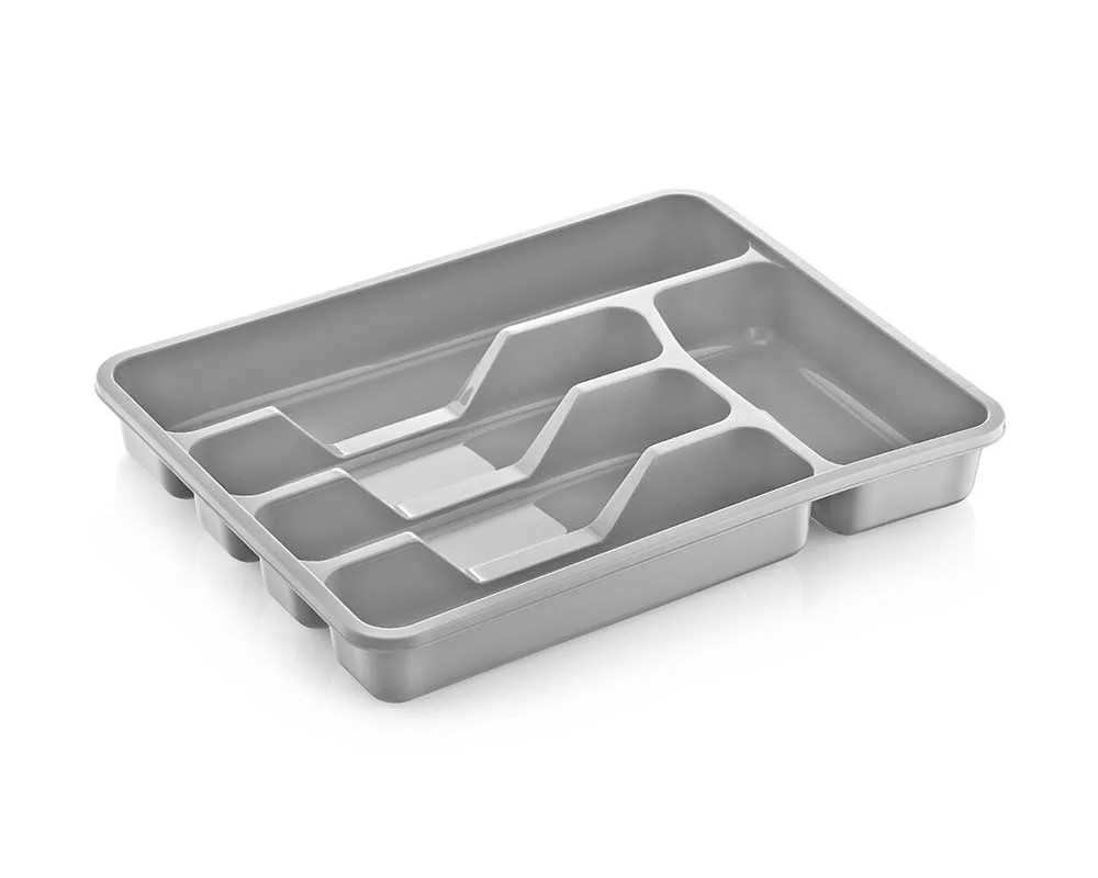 Gray Cutlery Tray Michelino