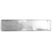 Number Plate Holder Plastic Chrome Stick- On Number Plate Holder Plastic Chrome Stick- On