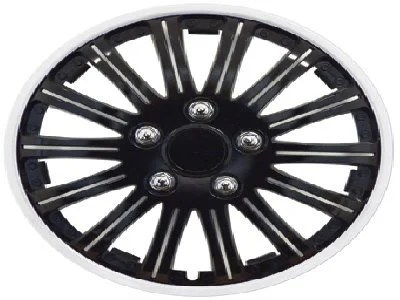 Wheel Cover Set 13″ Lightning Sports With White Ring
