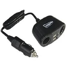 Twin Socket And Twin Usb Charger