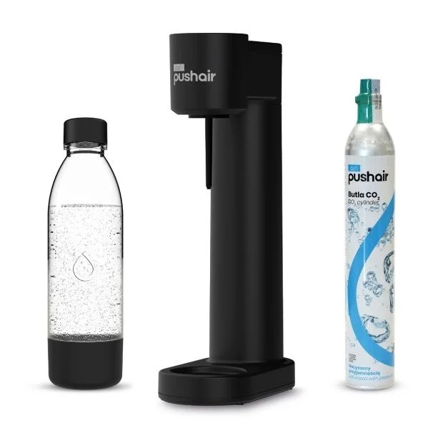 Dafi Pushair Soda Water Maker Contains 1x Saturator 1x 700ml Bottle 1x Dafi Pushair Soda Water Maker Contains 1x Saturator 1x 700ml Bottle 1x