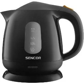 SENCOR KETTLE 1.0LT CONCEALED ELEMENT BLACK