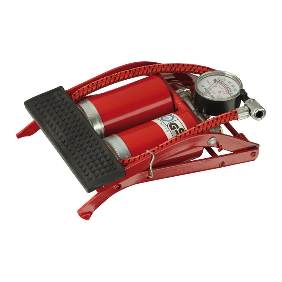 Foot pump 2-cylinder