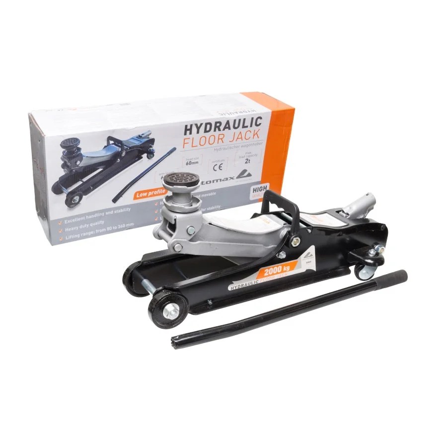 Low profile floor jack 2t