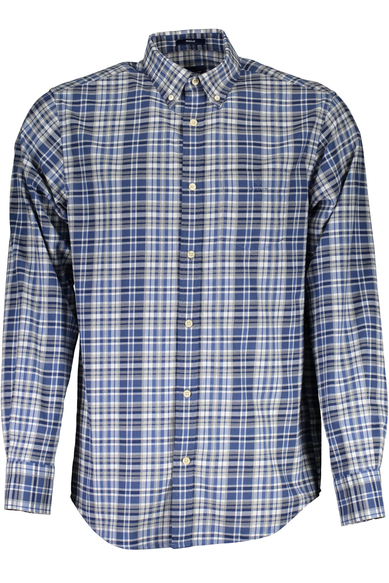 GANT MEN BLUE LONG SLEEVE SHIRT GANT MEN BLUE LONG SLEEVE SHIRT