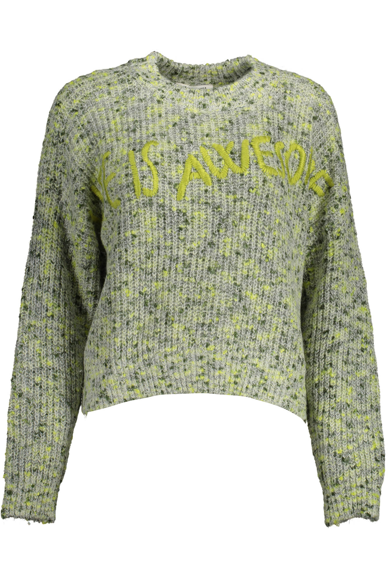 DESIGUAL GREEN WOMAN SWEATER DESIGUAL GREEN WOMAN SWEATER