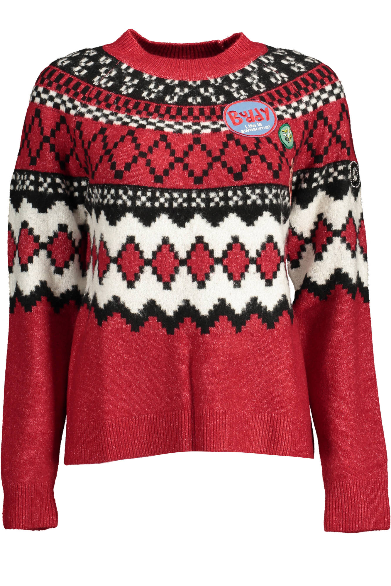 DESIGUAL SWEATER WOMAN RED DESIGUAL SWEATER WOMAN RED