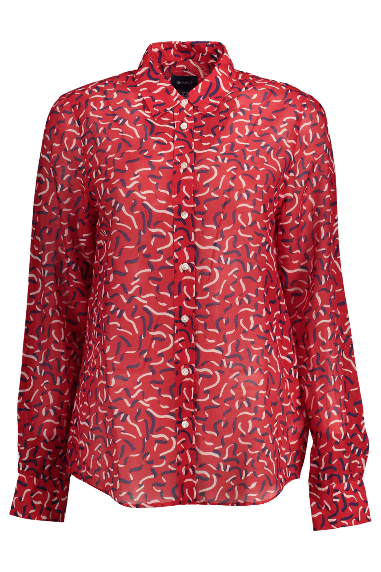 GANT WOMEN LONG SLEEVE SHIRT RED GANT WOMEN LONG SLEEVE SHIRT RED
