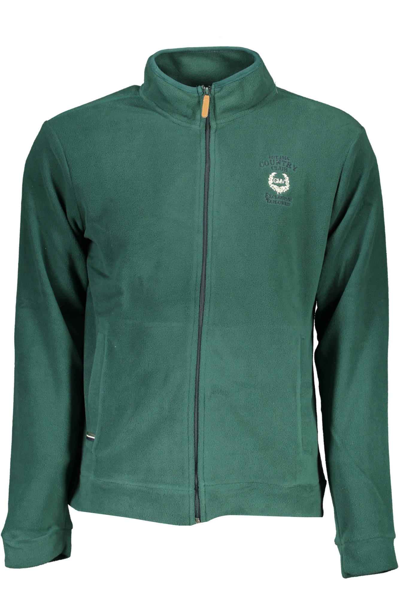 GIAN MARCO VENTURI SWEATSHIRT WITH ZIP MAN GREEN GIAN MARCO VENTURI SWEATSHIRT WITH ZIP MAN GREEN