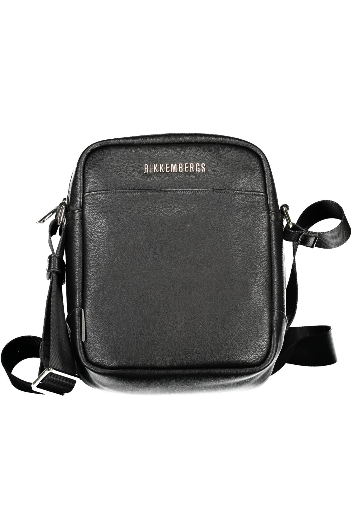 BIKKEMBERGS BLACK MAN SHOULDER BAG BIKKEMBERGS BLACK MAN SHOULDER BAG