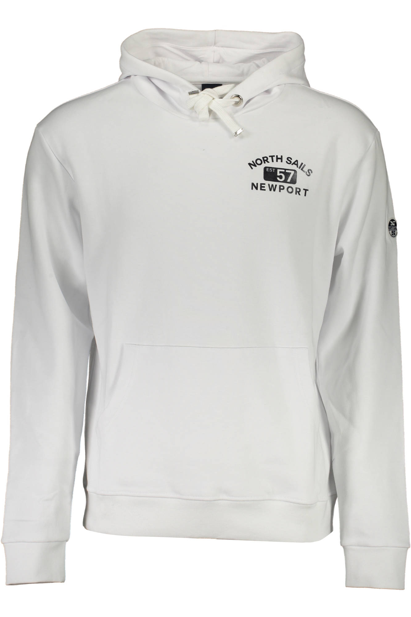 NORTH SAILS SWEATSHIRT WITHOUT ZIP MAN WHITE NORTH SAILS SWEATSHIRT WITHOUT ZIP MAN WHITE