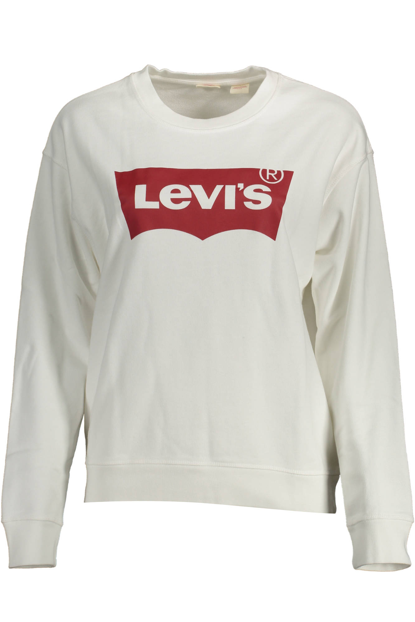 LEVI SWEATSHIRT WITHOUT ZIP WOMAN WHITE LEVI SWEATSHIRT WITHOUT ZIP WOMAN WHITE