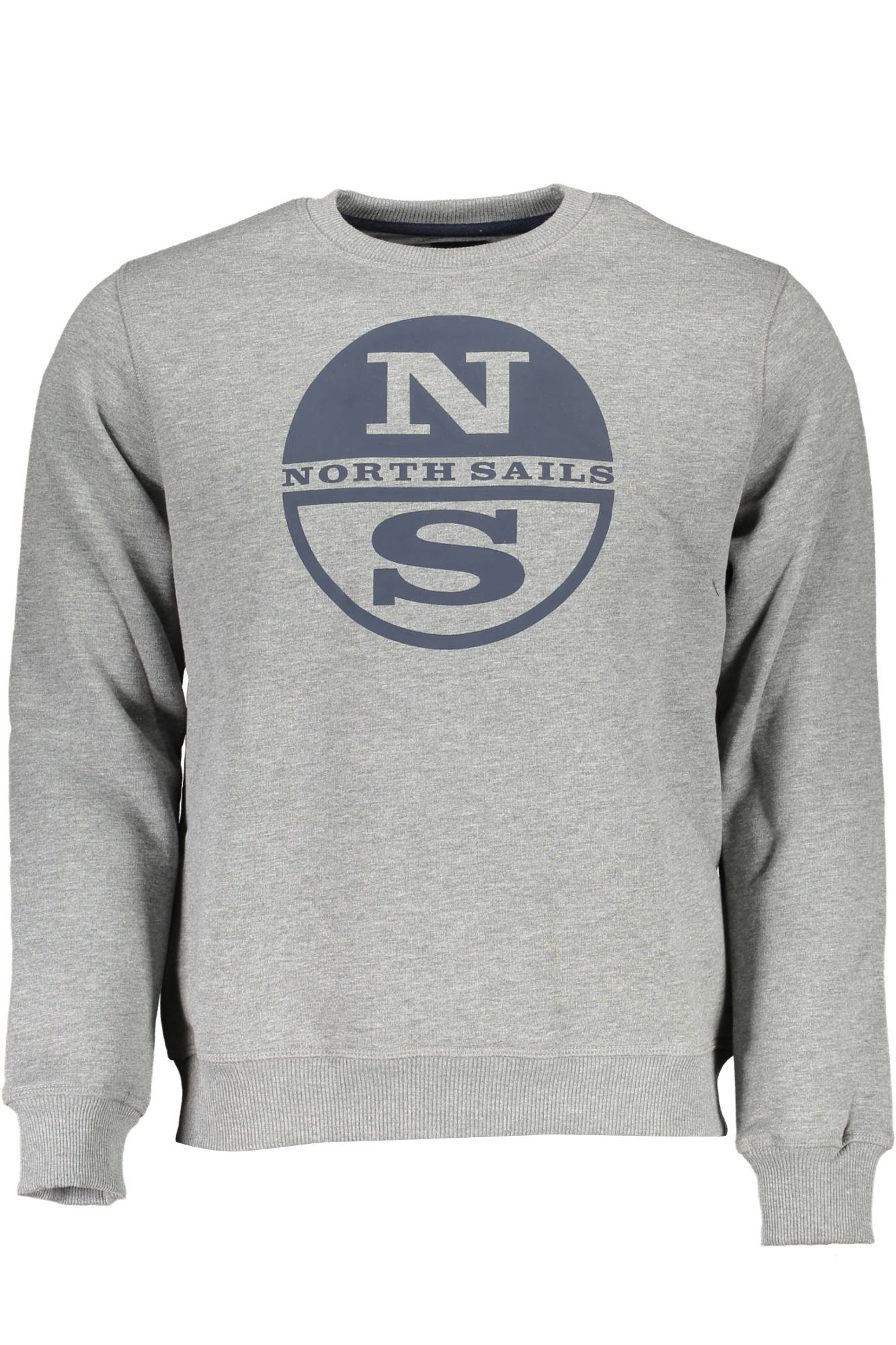 NORTH SAILS MAN GRAY SWEATSHIRT WITHOUT ZIP NORTH SAILS MAN GRAY SWEATSHIRT WITHOUT ZIP