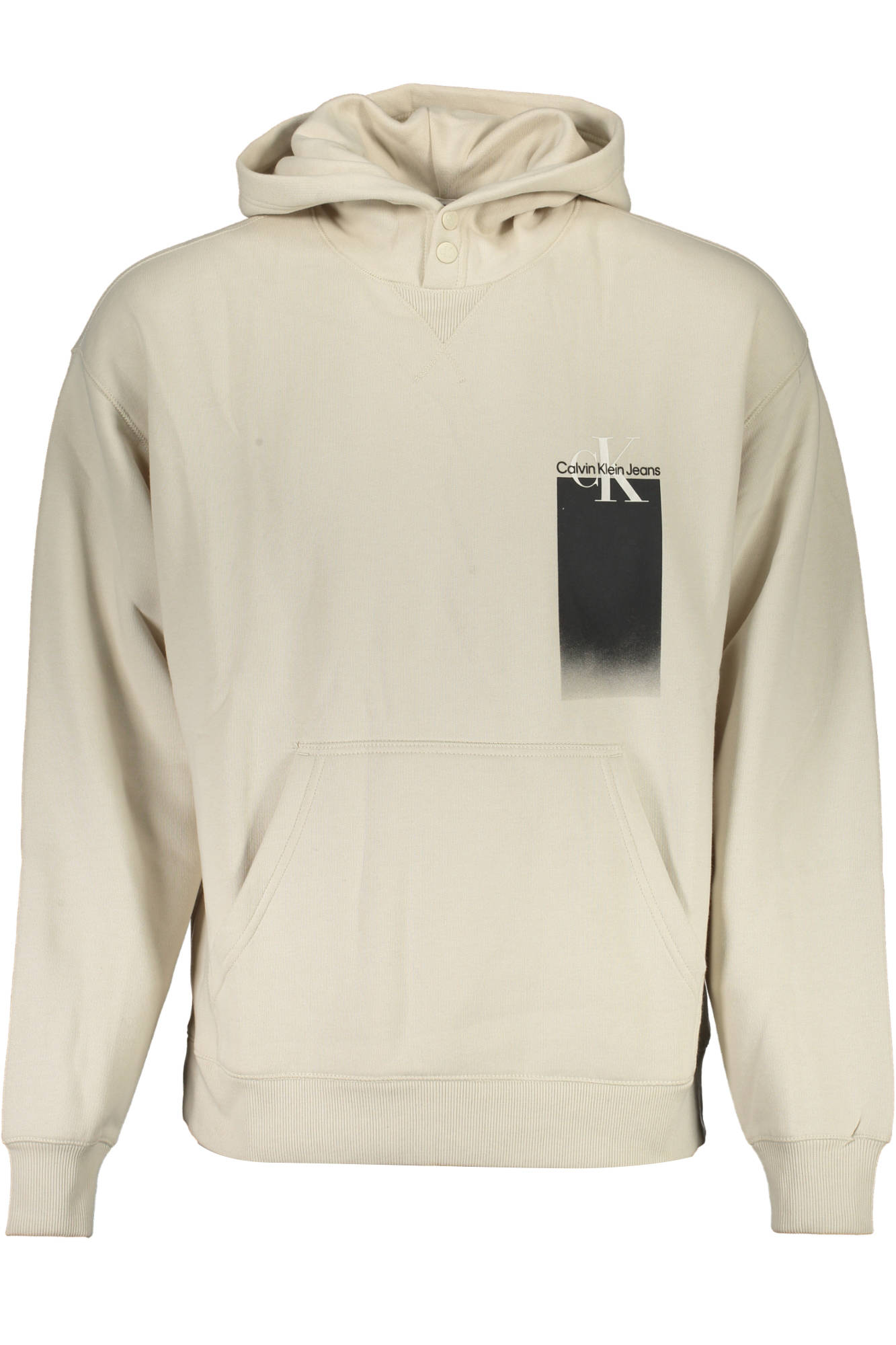 CALVIN KLEIN SWEATSHIRT WITHOUT ZIP MAN BEIGE