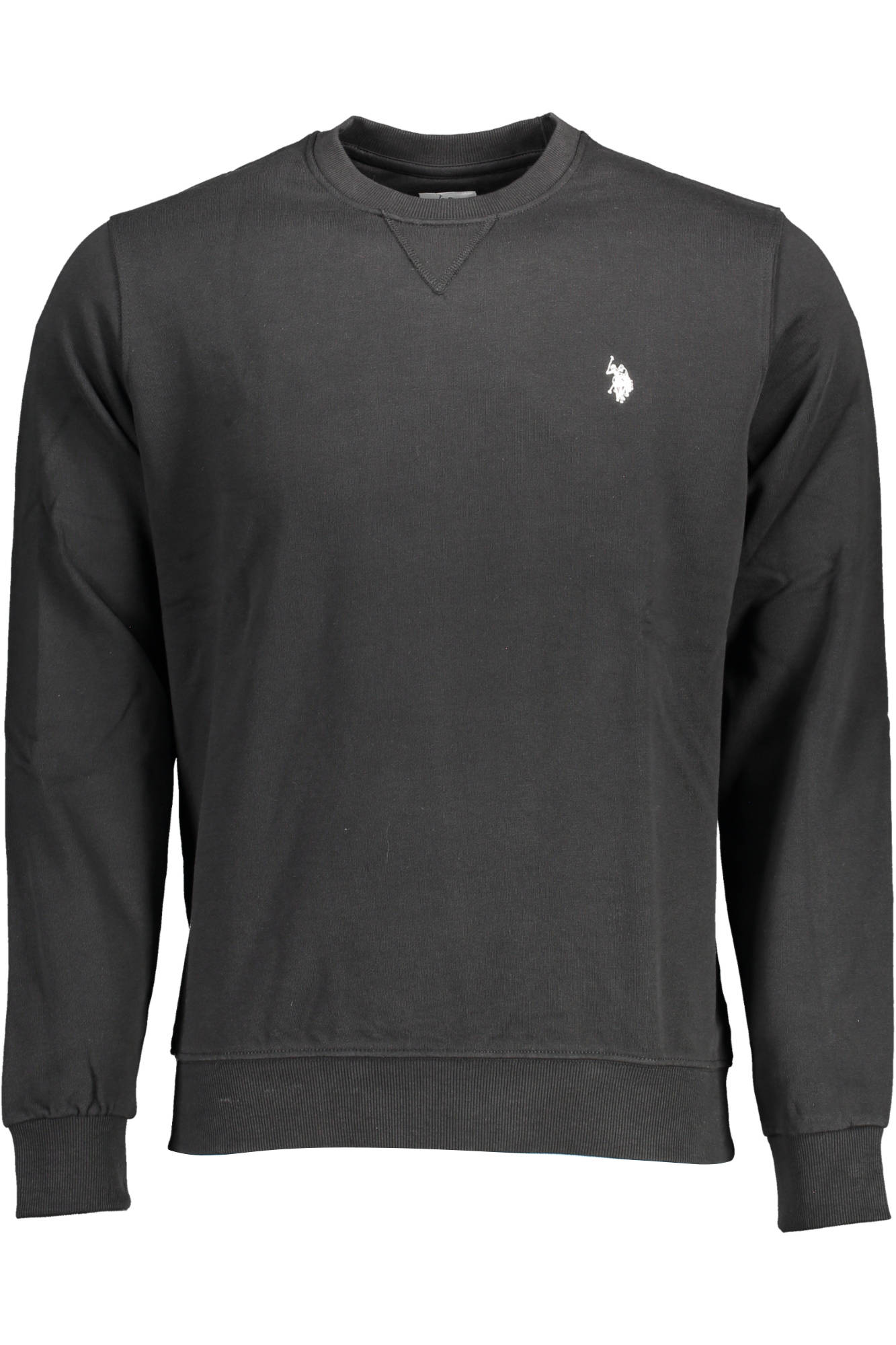 US POLO SWEATSHIRT WITHOUT ZIP BLACK MAN US POLO SWEATSHIRT WITHOUT ZIP BLACK MAN