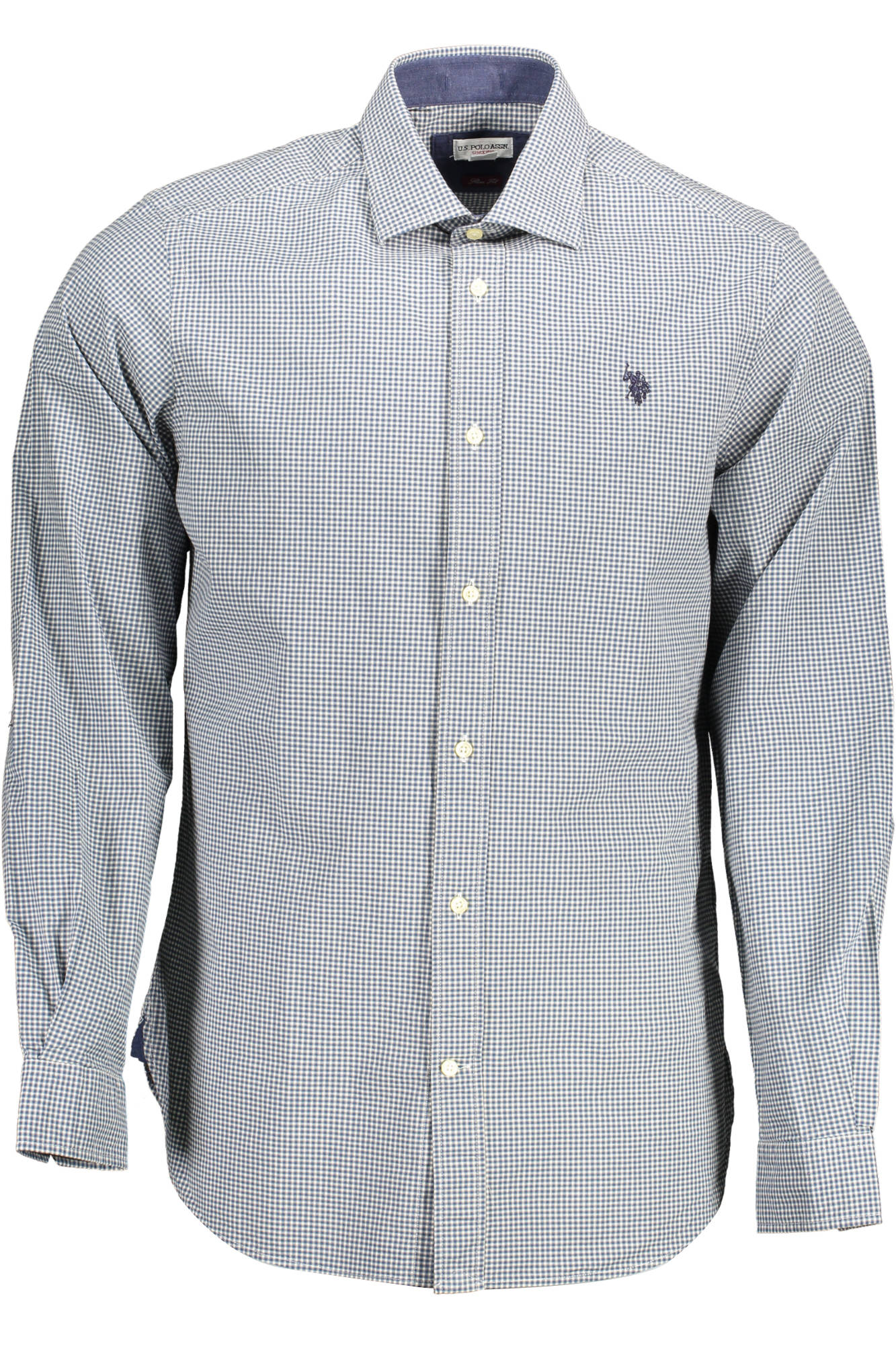 US POLO SHIRT LONG SLEEVE MAN LIGHT BLUE US POLO SHIRT LONG SLEEVE MAN LIGHT BLUE
