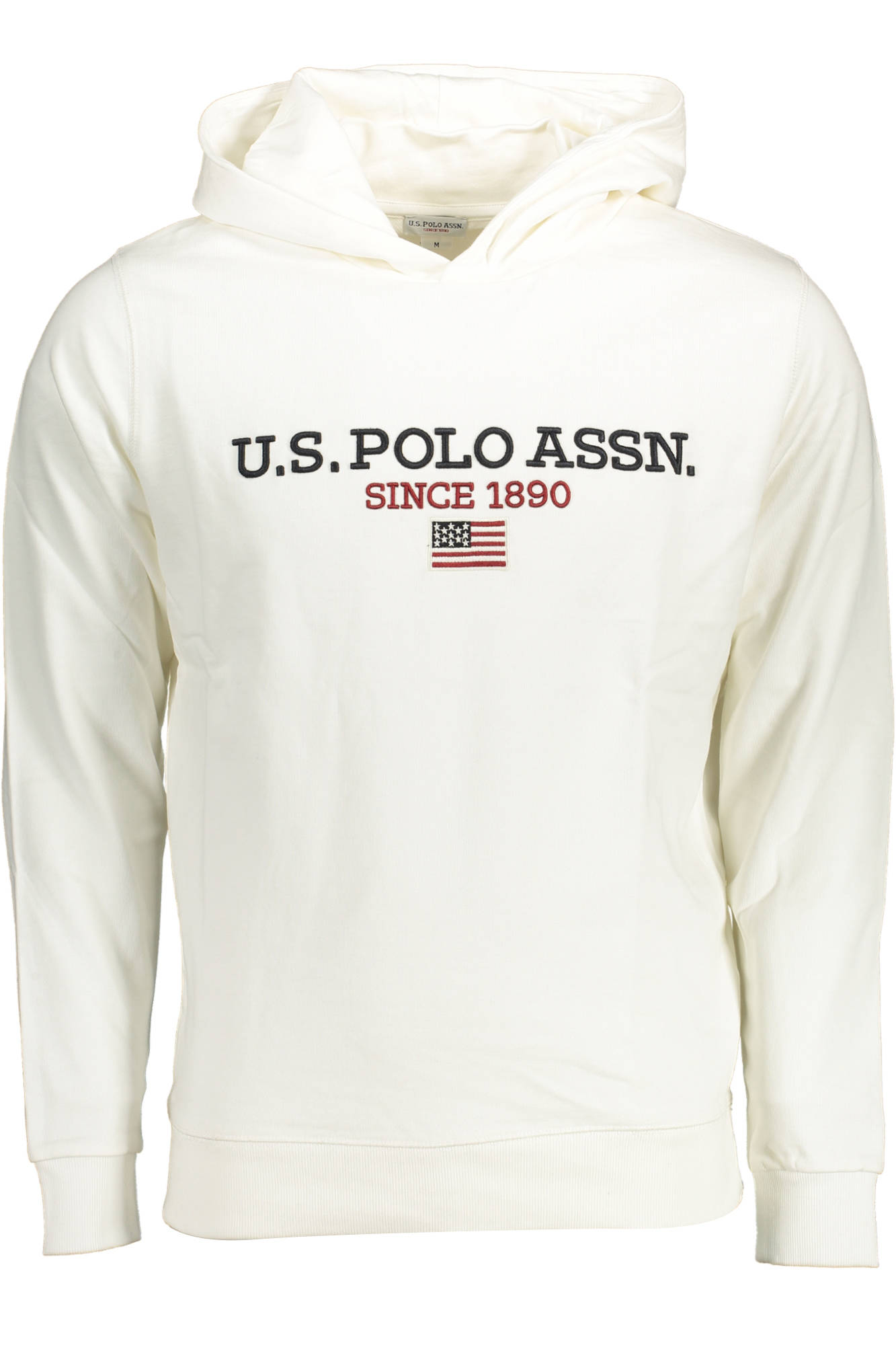 US POLO SWEATSHIRT WITHOUT ZIP WHITE MAN US POLO SWEATSHIRT WITHOUT ZIP WHITE MAN