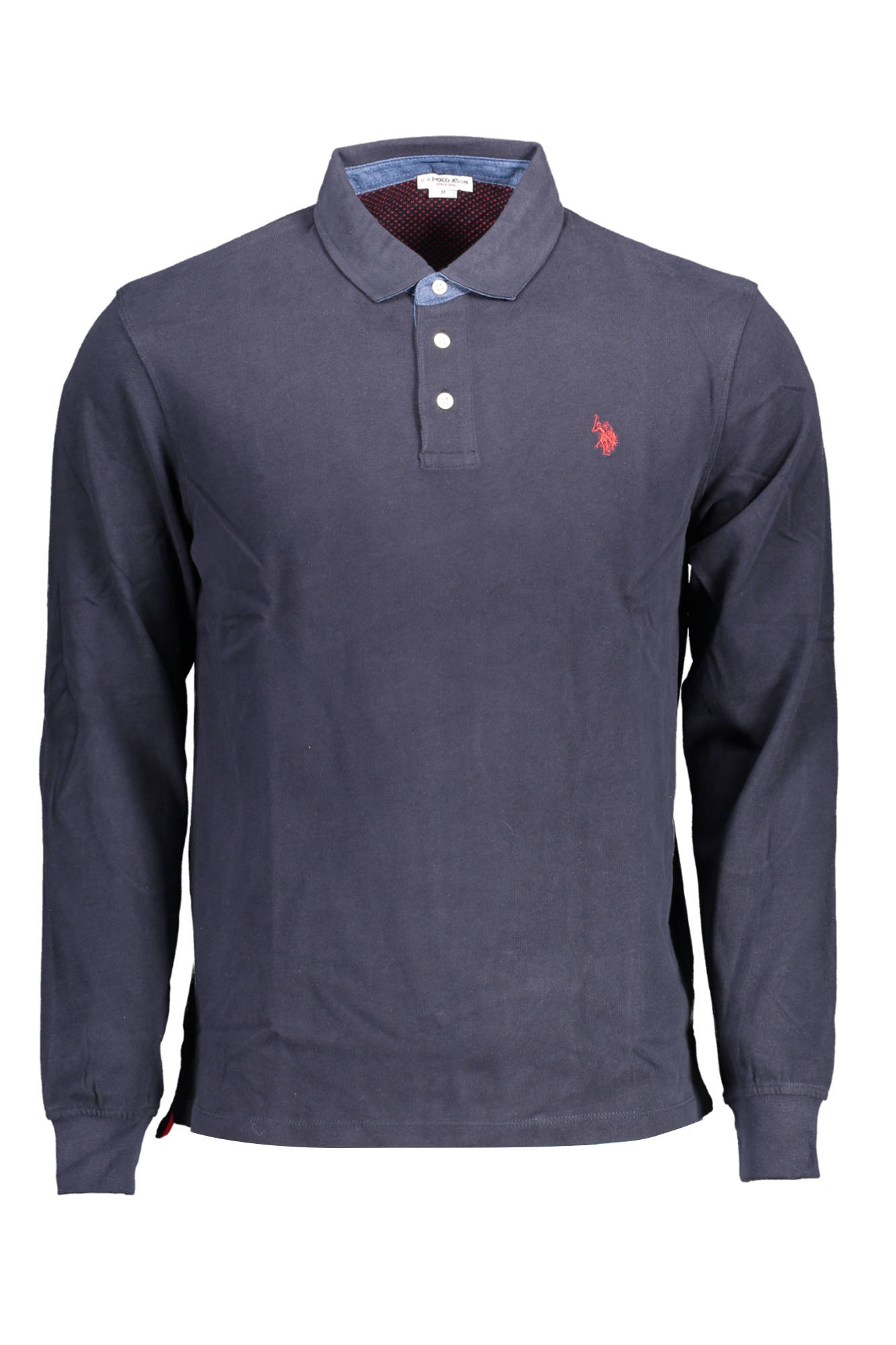 US POLO BLUE MEN LONG SLEEVED POLO SHIRT US POLO BLUE MEN LONG SLEEVED POLO SHIRT