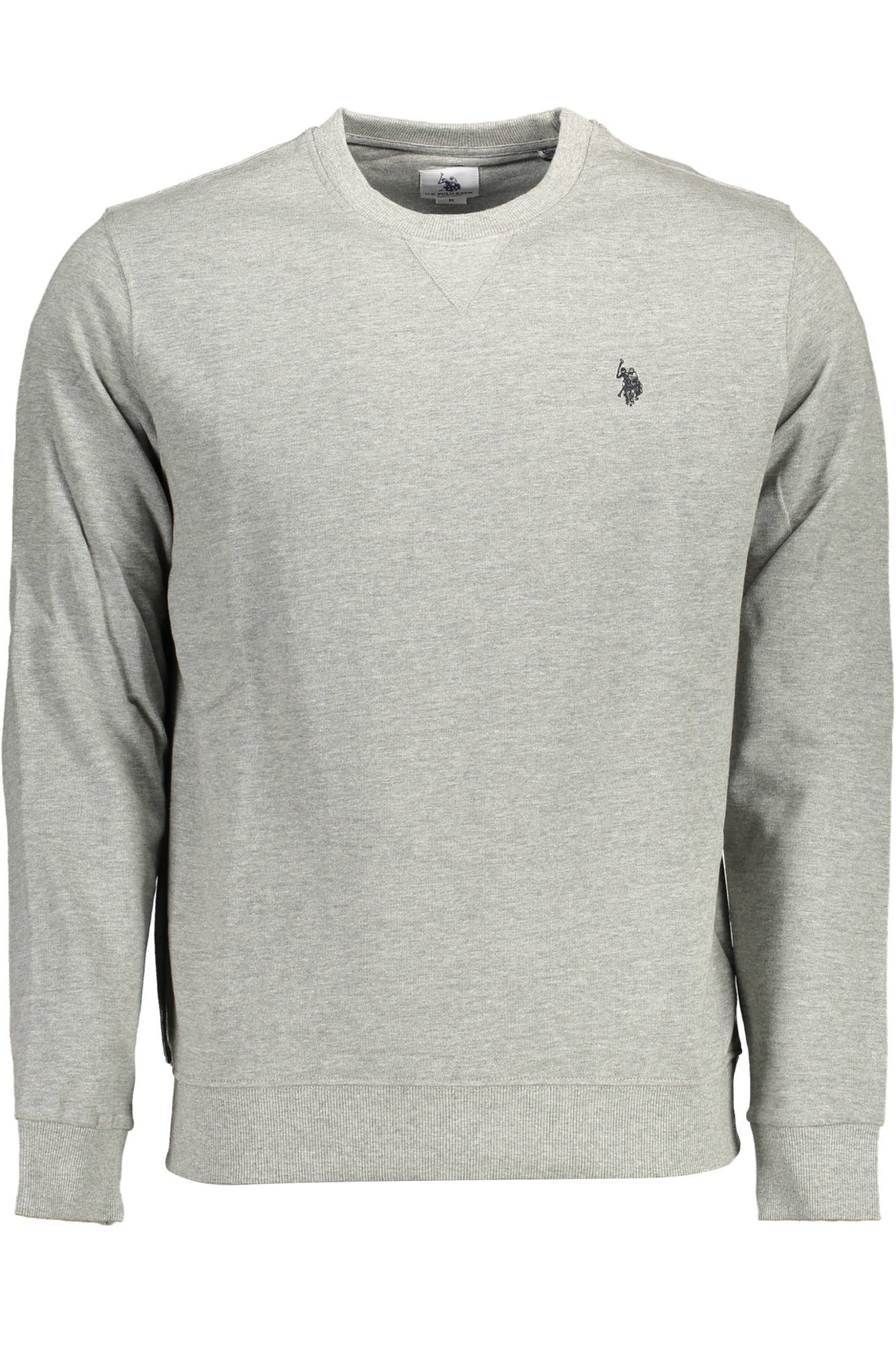 US POLO SWEATSHIRT WITHOUT ZIP GRAY MAN US POLO SWEATSHIRT WITHOUT ZIP GRAY MAN