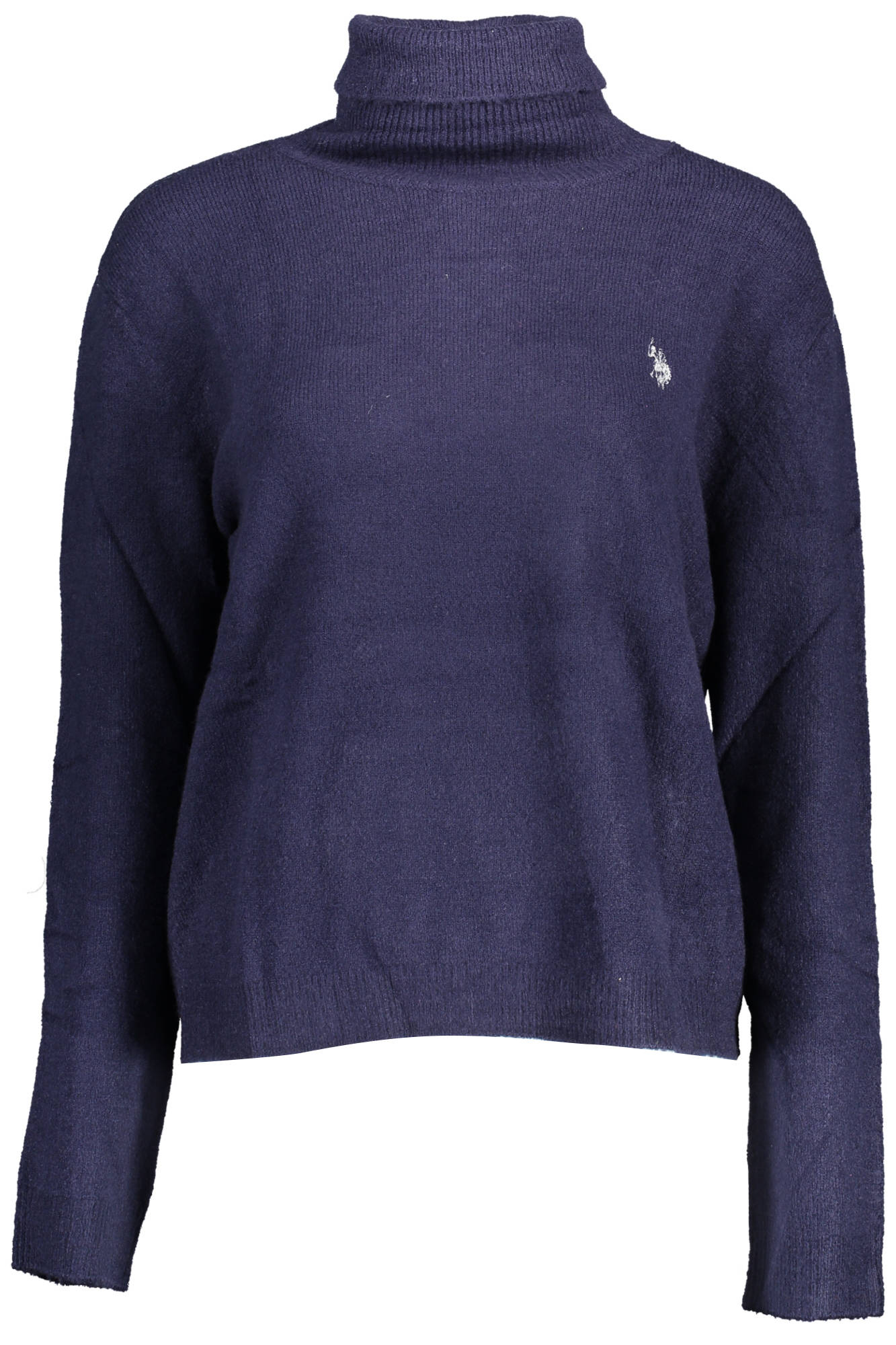 US BLUE WOMEN POLO SWEATER US BLUE WOMEN POLO SWEATER