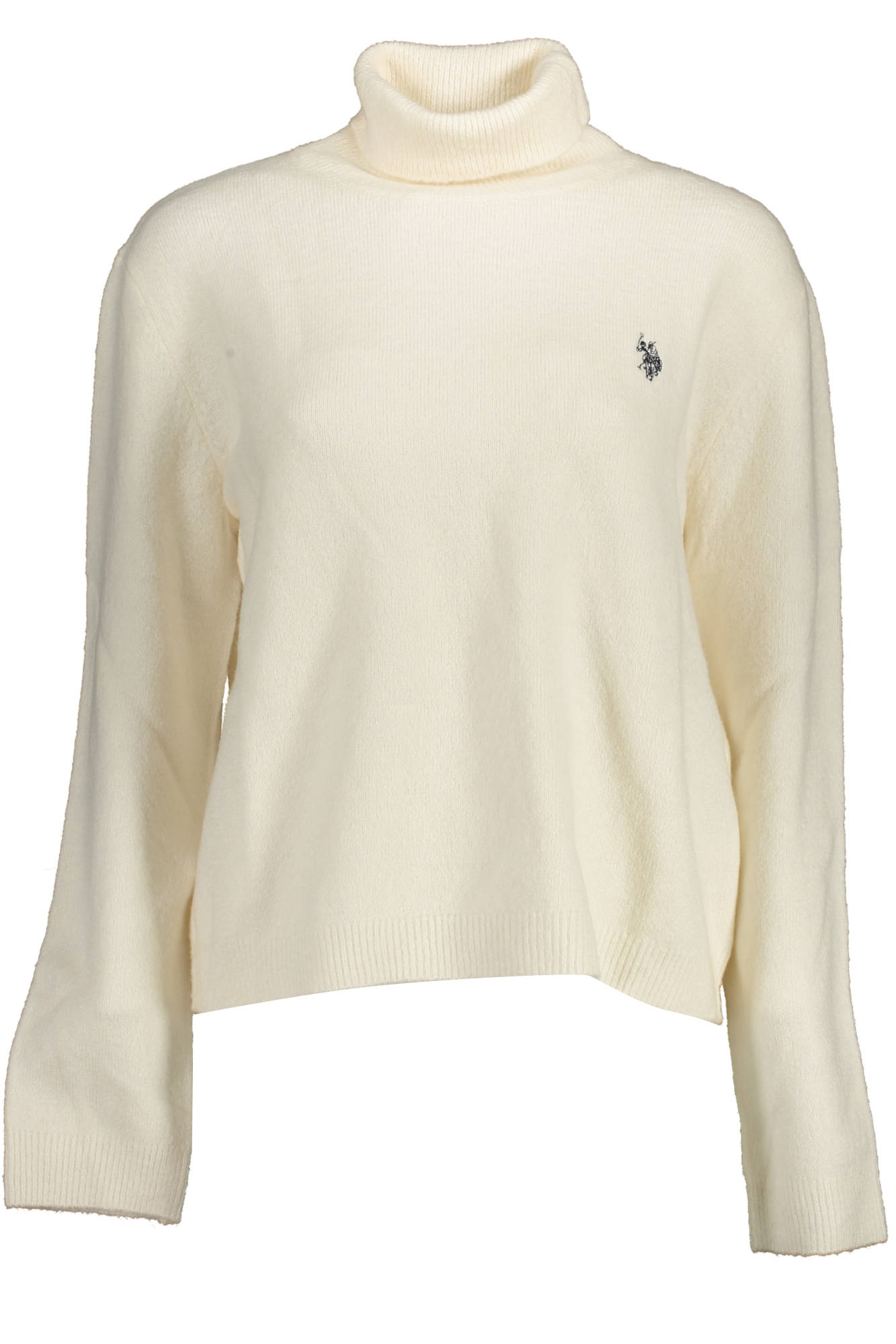 US WHITE WOMEN POLO SWEATER US WHITE WOMEN POLO SWEATER