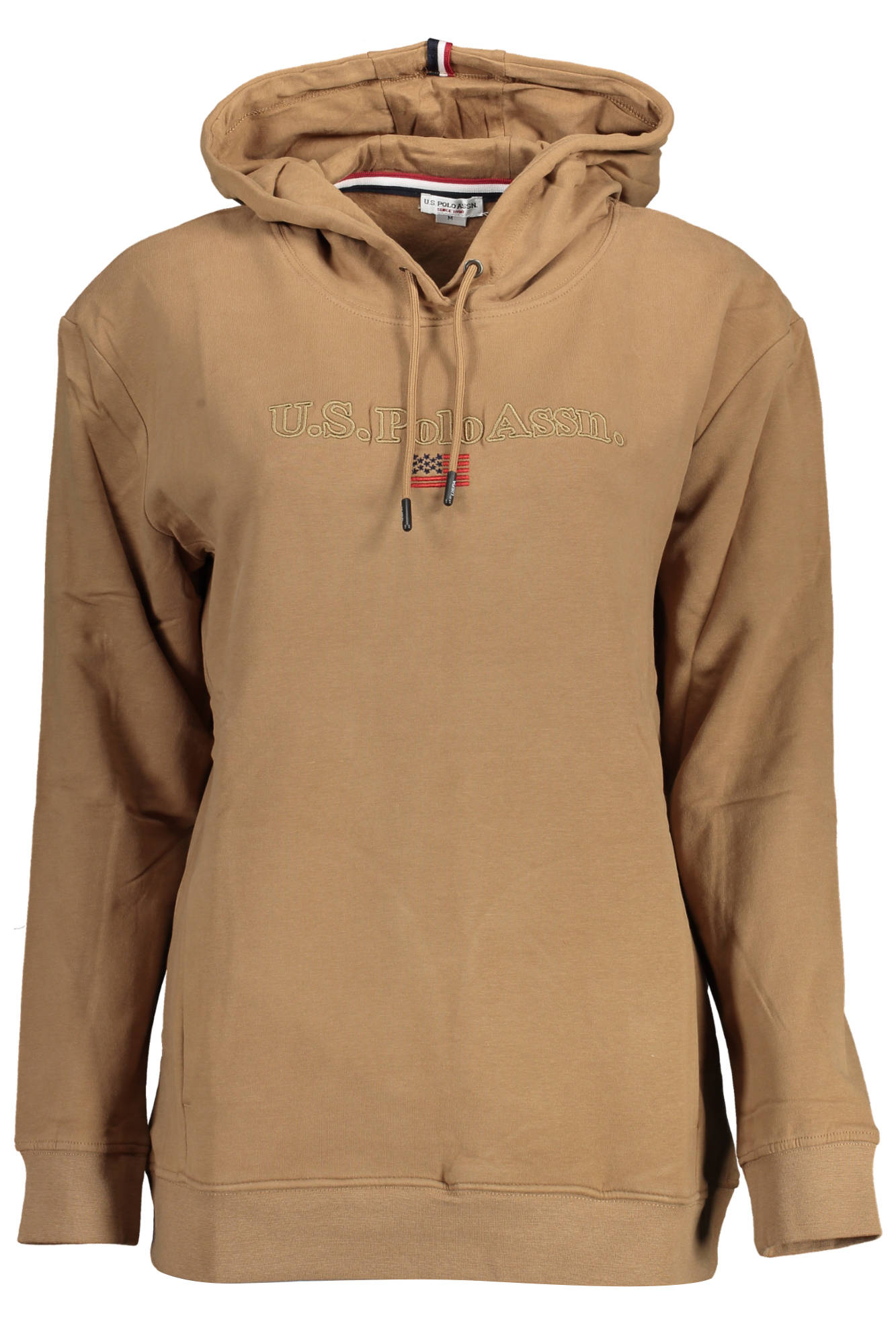 US POLO SWEATSHIRT WITHOUT ZIP WOMAN BROWN US POLO SWEATSHIRT WITHOUT ZIP WOMAN BROWN