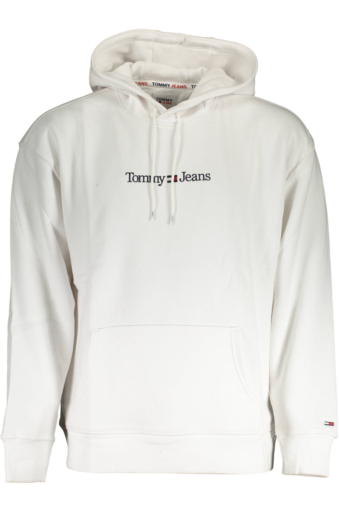TOMMY HILFIGER MEN WHITE ZIPPED SWEATSHIRT TOMMY HILFIGER MEN WHITE ZIPPED SWEATSHIRT