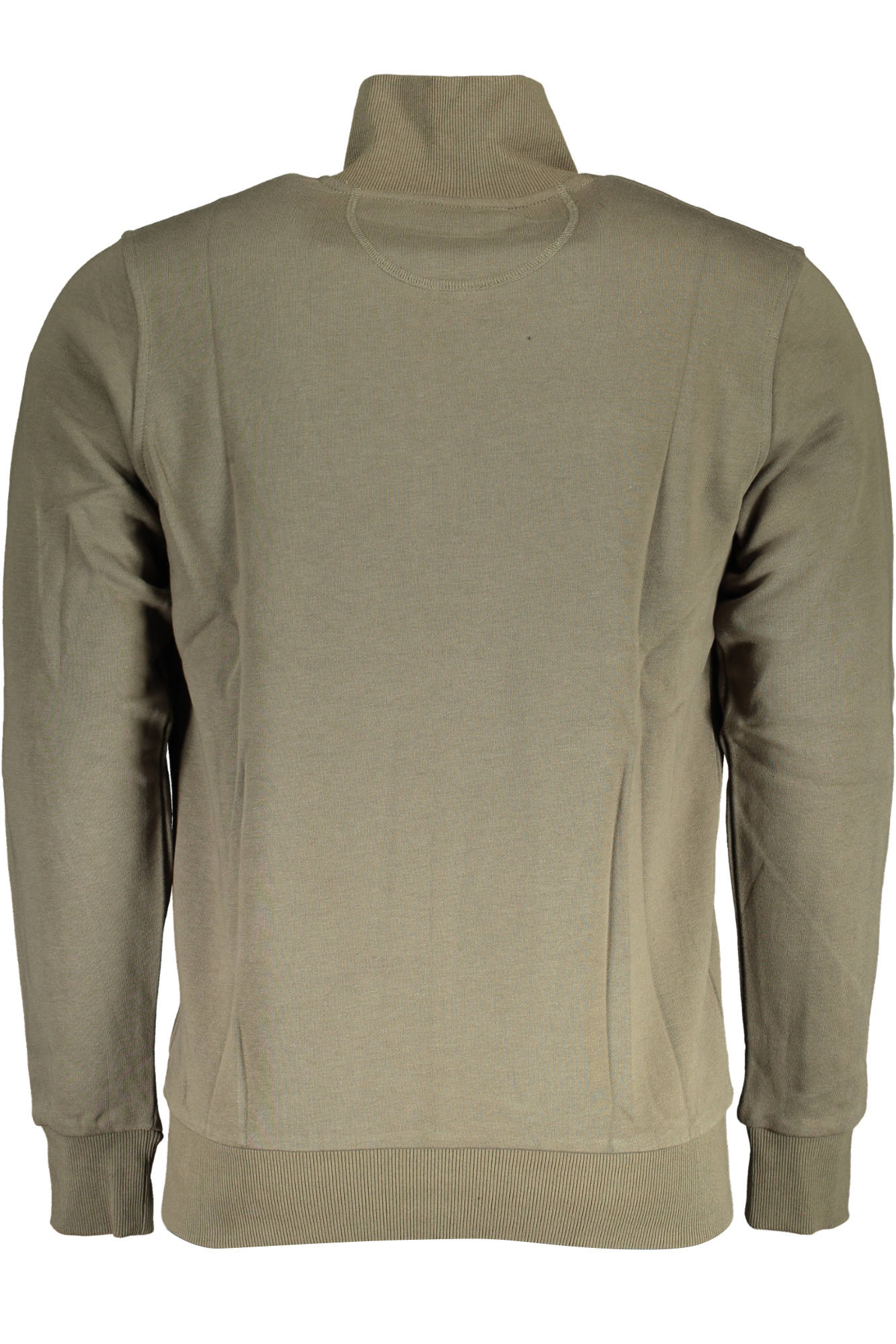 LA MARTINA MEN GREEN ZIPPED SWEATSHIRT