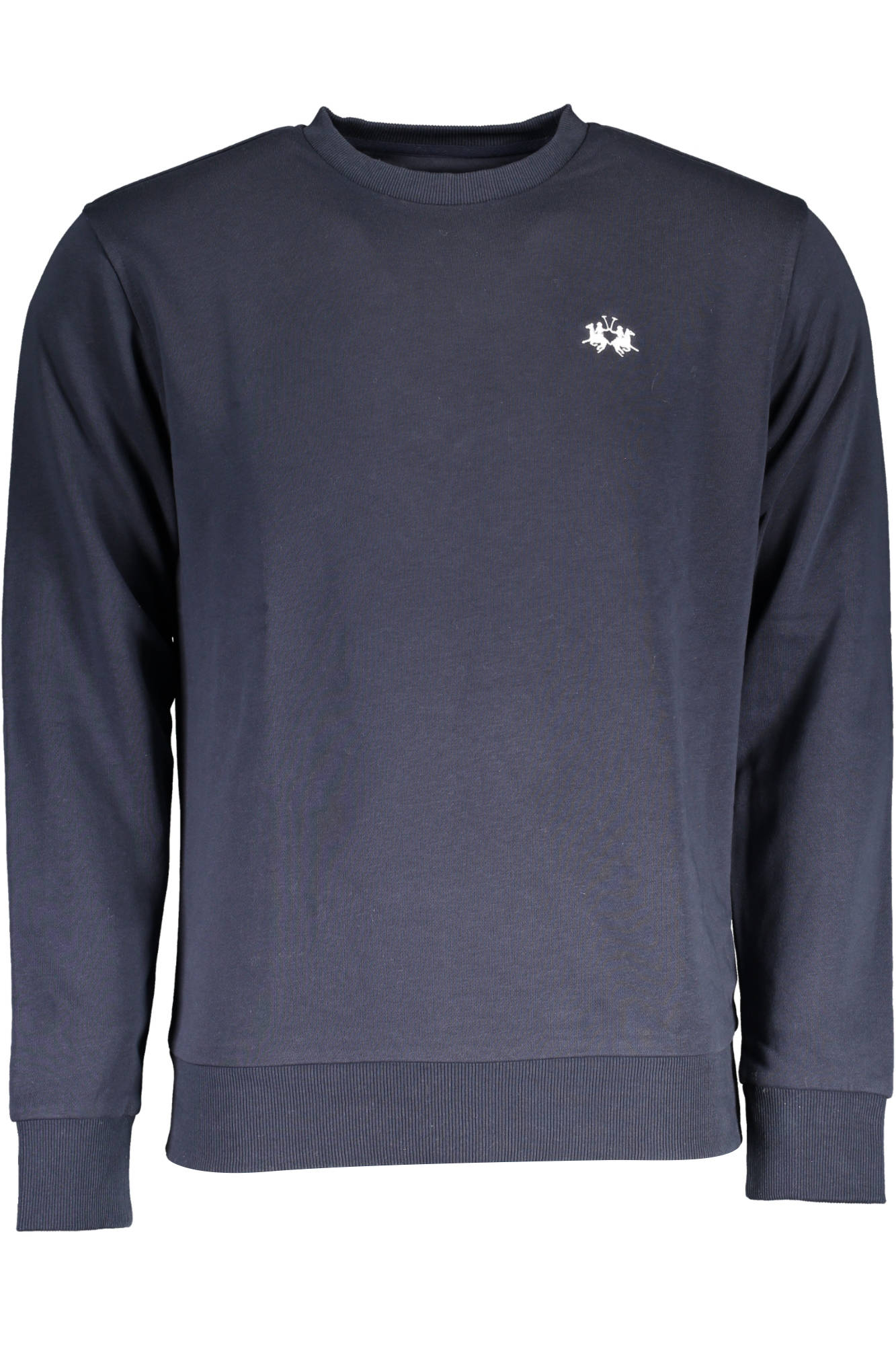 LA MARTINA BLUE MEN SWEATSHIRT WITHOUT ZIP