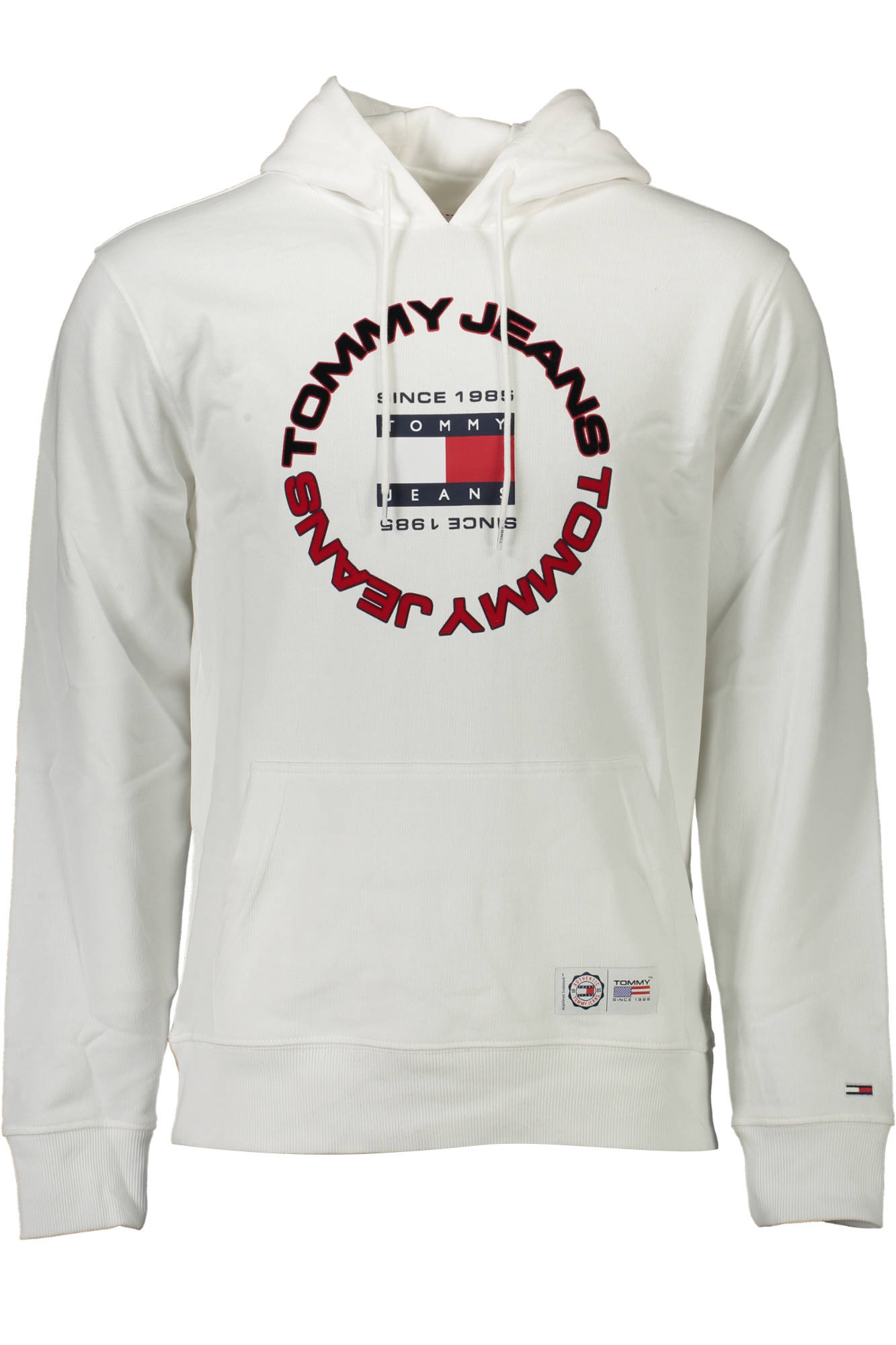 TOMMY HILFIGER MAN WHITE SWEATSHIRT WITHOUT ZIP TOMMY HILFIGER MAN WHITE SWEATSHIRT WITHOUT ZIP