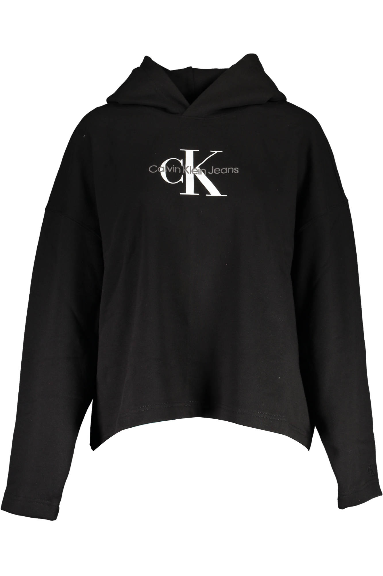 CALVIN KLEIN SWEATSHIRT WITHOUT ZIP WOMAN BLACK CALVIN KLEIN SWEATSHIRT WITHOUT ZIP WOMAN BLACK