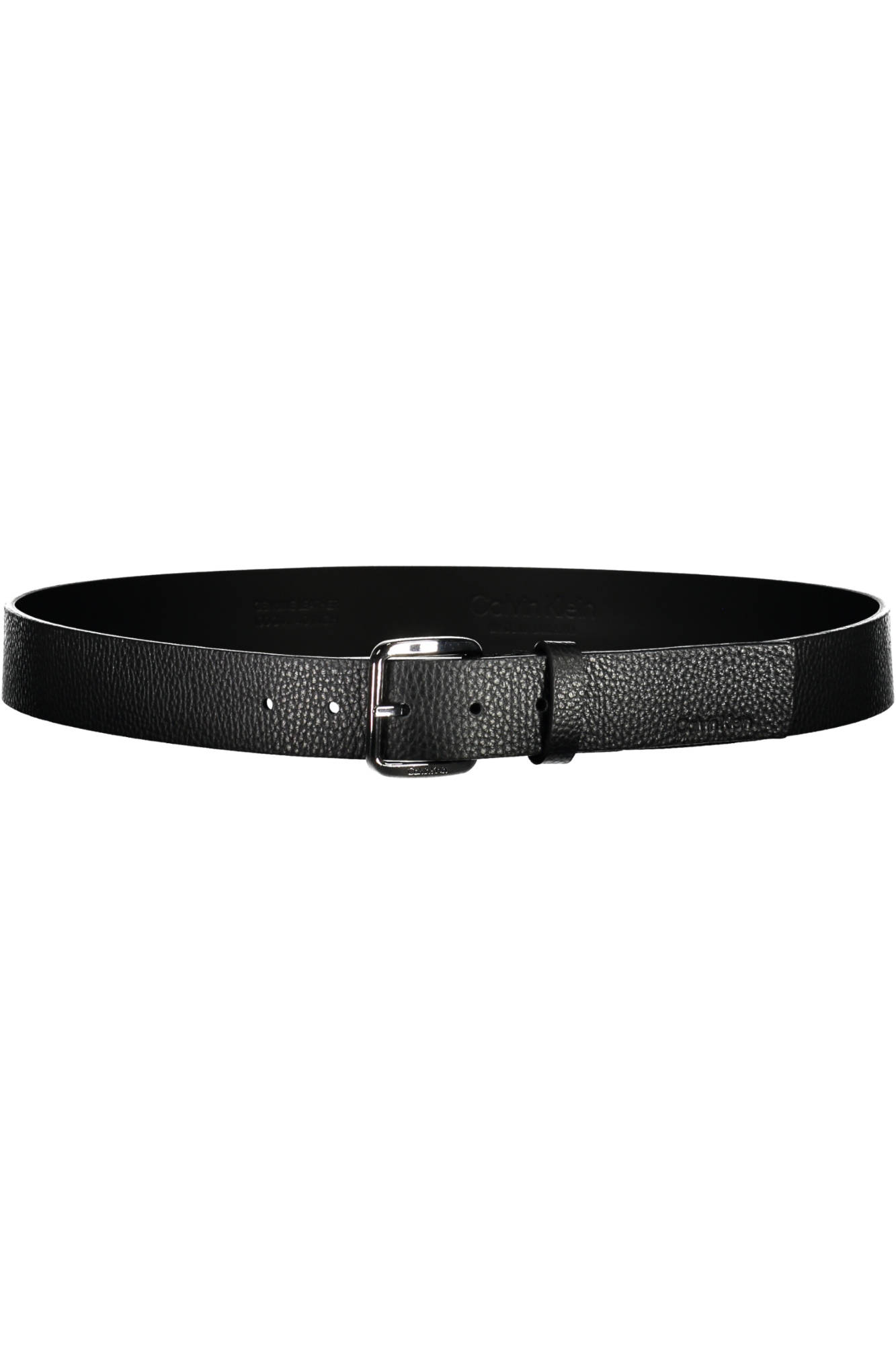 CALVIN KLEIN BLACK MAN LEATHER BELT