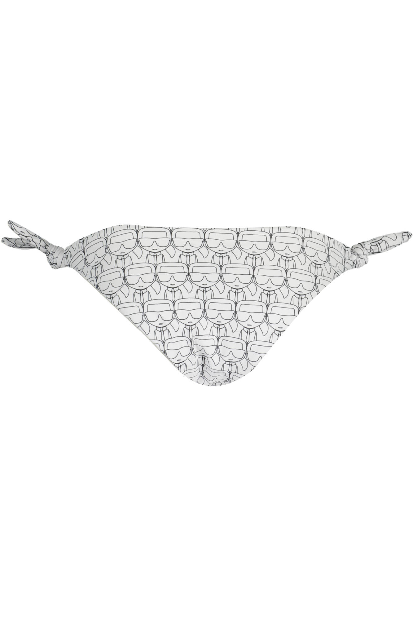 KARL LAGERFELD BEACHWEAR WOMEN BOTTOM SWIMSUIT WHITE