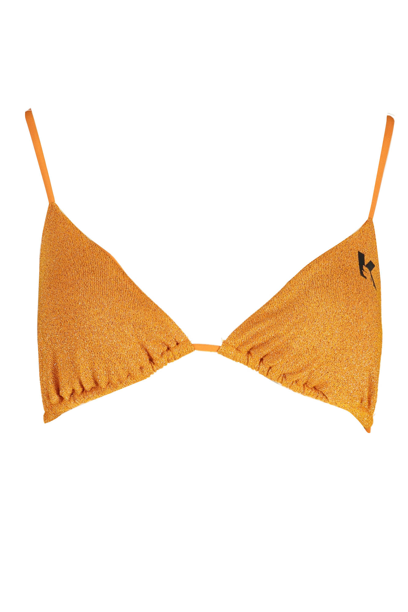 KARL LAGERFELD BEACHWEAR TOP WOMEN COSTUME ORANGE