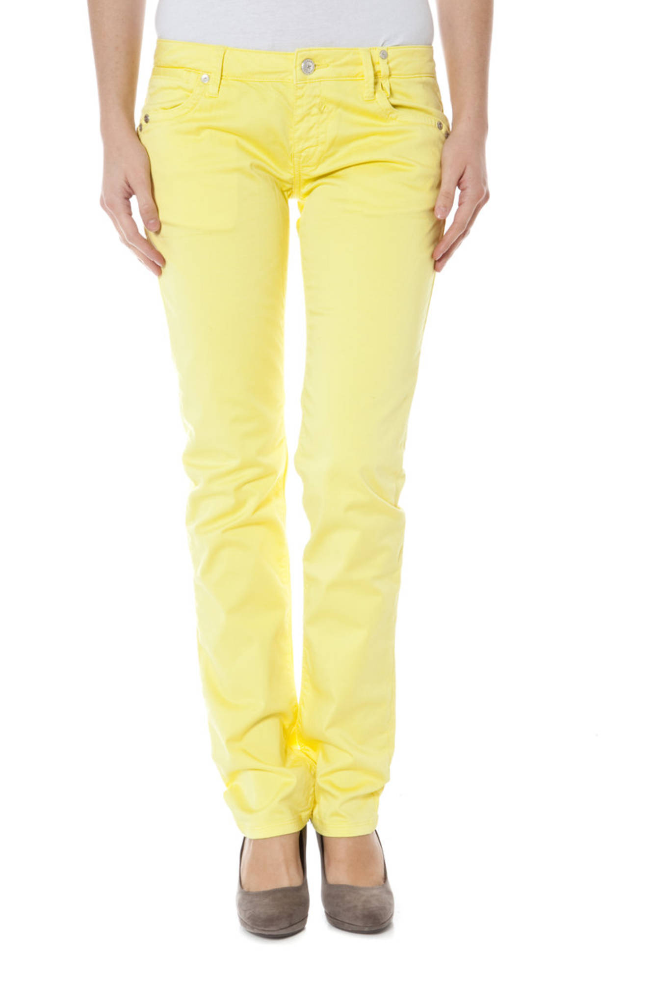 ZUELEMENTS YELLOW WOMAN TROUSERS ZUELEMENTS YELLOW WOMAN TROUSERS