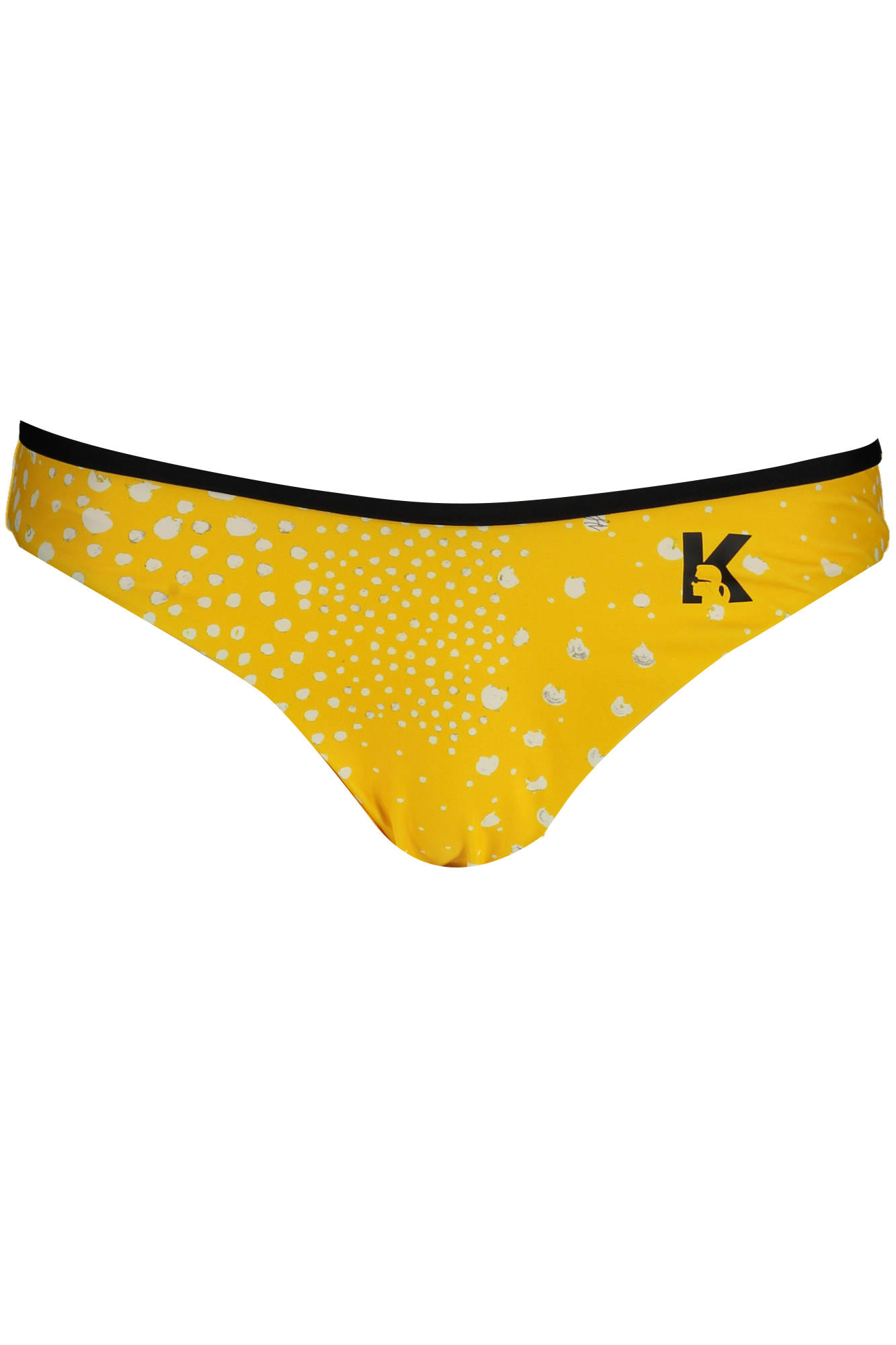 KARL LAGERFELD BEACHWEAR WOMEN BOTTOM SWIMSUIT YELLOW KARL LAGERFELD BEACHWEAR WOMEN BOTTOM SWIMSUIT YELLOW