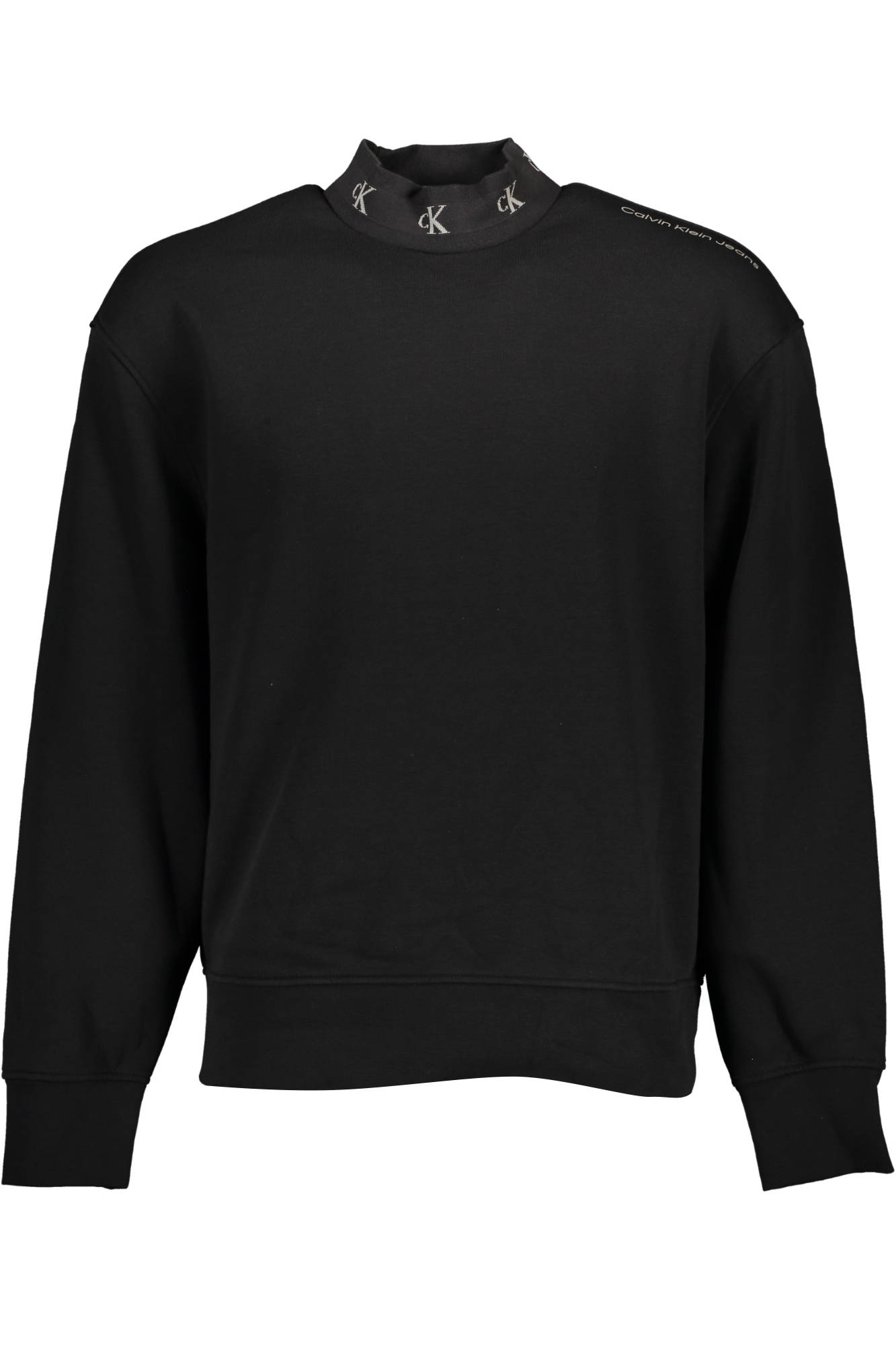 CALVIN KLEIN SWEATSHIRT WITHOUT ZIP BLACK MAN CALVIN KLEIN SWEATSHIRT WITHOUT ZIP BLACK MAN