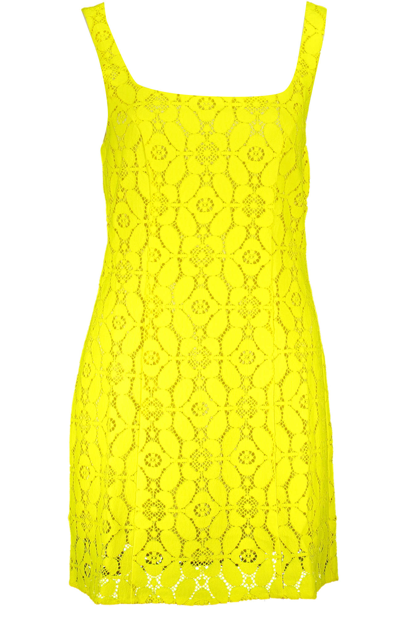 DESIGUAL WOMEN SHORT DRESS YELLOW DESIGUAL WOMEN SHORT DRESS YELLOW